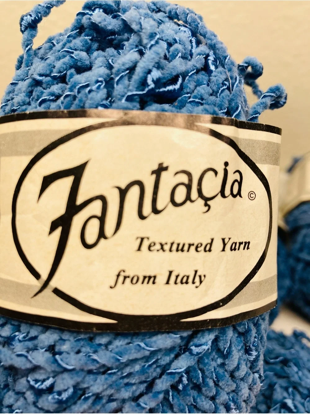 282g / 9.95oz Fantacia Nodiglia Made in Italy Textured Yarn 70%Cotton 30%Viscose